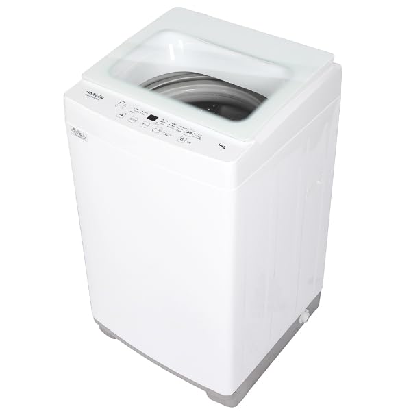 Amazon | MAXZEN 全自動洗濯機 8㎏ 2-3人向け 簡単操作 予約機能 風